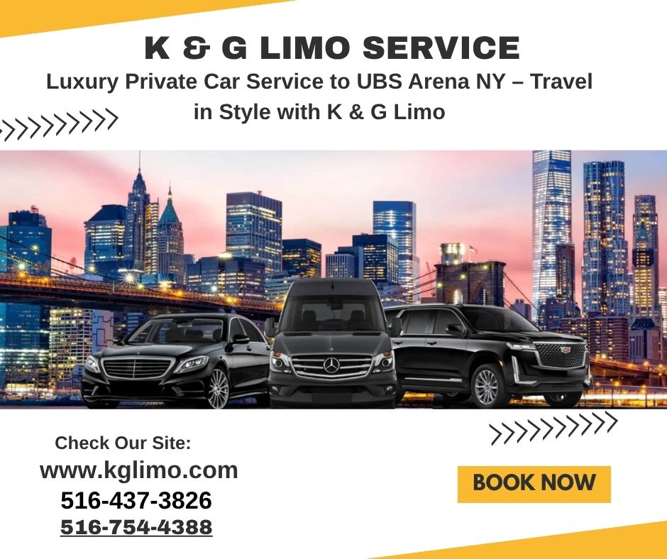 Private car service UBS Arena NY