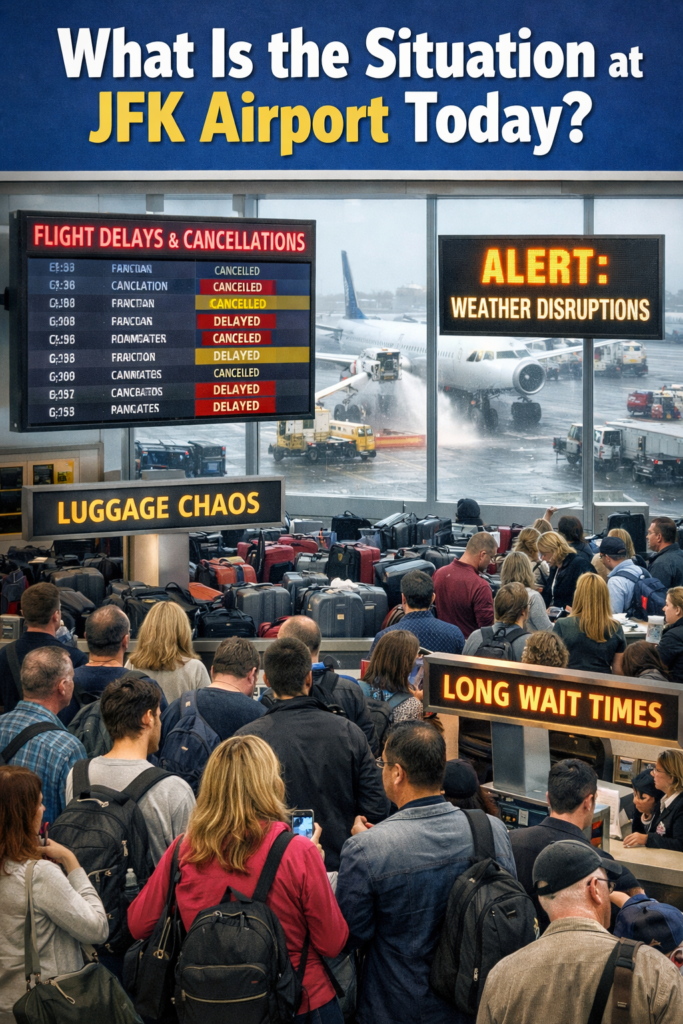 What Is the Situation at JFK Airport Today