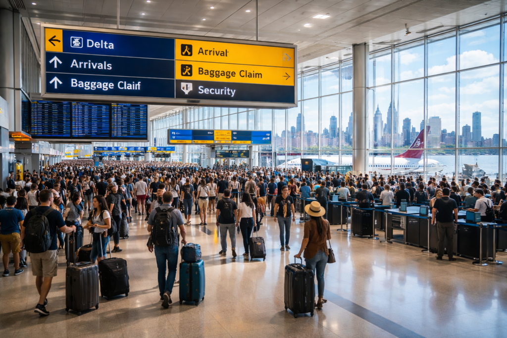 Which city is JFK airport in