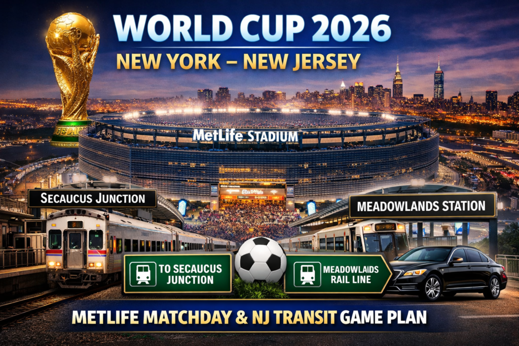World Cup 2026 New York–New Jersey: MetLife Matchday & NJ TRANSIT Travel Guide